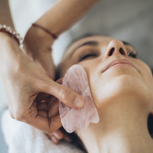 Energeetiline pea- ja näomassaaž gua sha kiviga